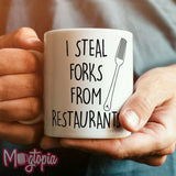 I Steal Forks... Mug