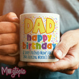 Dad - Happy Birthday Mug