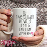 Mum Thanks For Hanging Out With Me Mug