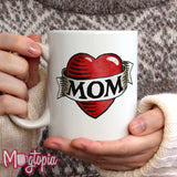 MOM Tattoo Heart Mug