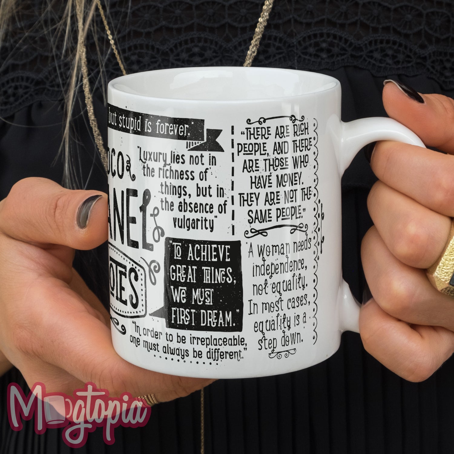  Coco Chanel Quote Coffee Mug : Handmade Products