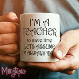 I'm A Teacher Mug