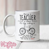 Being a TEACHER - It's Like Riding a BIKE Mug