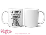 7 Words For A Successful Marriage Mug