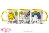Sunshine, Lollipops & Rainbows Mug