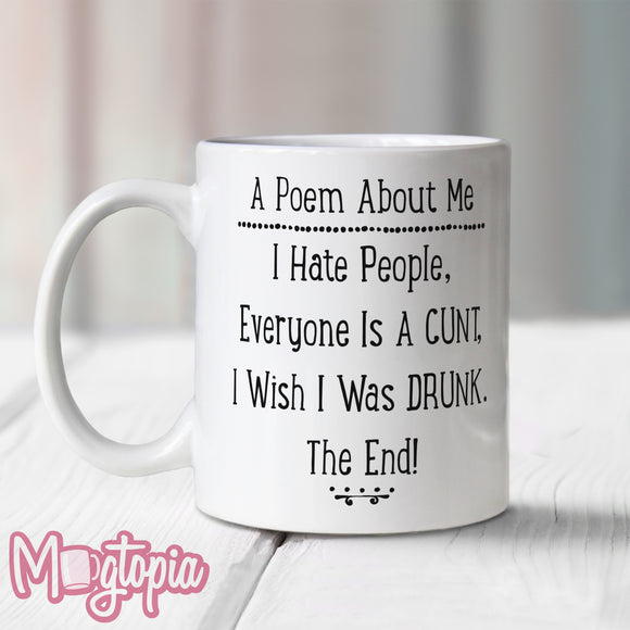 A Poem About Me Mug