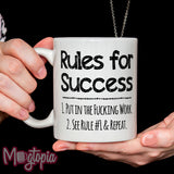 Rules For Success Mug