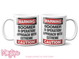 WARNING BOOMER In Operation Mug